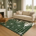 thumbnail image 1 of Addison Rugs Mayfield Premium Machine Washable Transitional Holiday Green Rectangle Rug, 9' x 12', 1 of 7