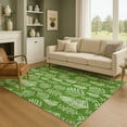 thumbnail image 1 of Addison Rugs Mayfield Premium Machine Washable Transitional Holiday Green Rectangle Rug, 9' x 12', 1 of 7