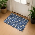 thumbnail image 1 of Addison Rugs Mayfield Premium Machine Washable Transitional Holiday Navy Rectangle Rug, 1'8" x 2'6", 1 of 6