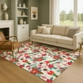 thumbnail image 1 of Addison Rugs Mayfield Premium Machine Washable Transitional Holiday Nutcracker Ivory Rectangle Rug, 5' x 7'6", 1 of 7