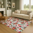 thumbnail image 1 of Addison Rugs Mayfield Premium Machine Washable Transitional Holiday Nutcracker Silver Rectangle Rug, 9' x 12', 1 of 7