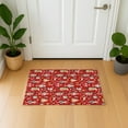 thumbnail image 1 of Addison Rugs Mayfield Premium Machine Washable Transitional Holiday Red Rectangle Rug, 1'8" x 2'6", 1 of 6