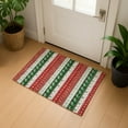 thumbnail image 1 of Addison Rugs Mayfield Premium Machine Washable Transitional Holiday Red Rectangle Rug, 1'8" x 2'6", 1 of 6