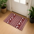thumbnail image 1 of Addison Rugs Mayfield Premium Machine Washable Transitional Holiday Red Rectangle Rug, 1'8" x 2'6", 1 of 6