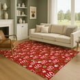 thumbnail image 1 of Addison Rugs Mayfield Premium Machine Washable Transitional Holiday Red Rectangle Rug, 2'6" x 3'10", 1 of 7