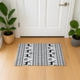 thumbnail image 1 of Addison Rugs Mayfield Premium Machine Washable Transitional Holiday Silver Rectangle Rug, 1'8" x 2'6", 1 of 6