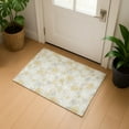 thumbnail image 1 of Addison Rugs Mayfield Premium Machine Washable Transitional Holiday Snowflake Beige Rectangle Rug, 1'8" x 2'6", 1 of 6