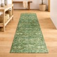 thumbnail image 1 of Addison Rugs Mayfield Premium Machine Washable Transitional Ikat Olive Runner Rug, 2'3" x 7'6", 1 of 5