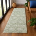 thumbnail image 1 of Addison Rugs Mayfield Premium Machine Washable Transitional Lattice Aloe Runner Rug, 2'3" x 7'6", 1 of 6