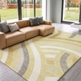 thumbnail image 1 of Addison Rugs Mayfield Premium Machine Washable Transitional Mid-century Modern Wheat Rectangle Rug, 10' x 14', 1 of 8