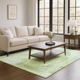 thumbnail image 1 of Addison Rugs Mayfield Premium Machine Washable Transitional Modern Aloe Rectangle Rug, 2'6" X 3'10" Machine Washable Transitional Modern Aloe Oversized Sherpa Throw Blanket, 1 of 7