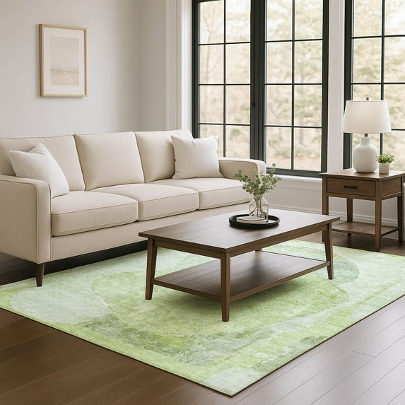 Addison Rugs Mayfield Premium Machine Washable Transitional Modern Aloe Rectangle Rug, 2'6" X 3'10" Machine Washable Transitional Modern Aloe Oversized Sherpa Throw Blanket