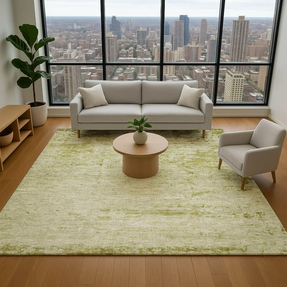 Addison Rugs Mayfield Premium Machine Washable Transitional Modern Aloe Rectangle Rug, 2'6" x 3'10"