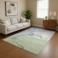 thumbnail image 1 of Addison Rugs Mayfield Premium Machine Washable Transitional Modern Aloe Rectangle Rug, 3' x 5', 1 of 7