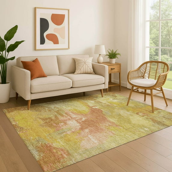 Addison Rugs Mayfield Premium Machine Washable Transitional Modern Aloe Rectangle Rug, 8' x 10'