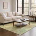 thumbnail image 1 of Addison Rugs Mayfield Premium Machine Washable Transitional Modern Aloe Rectangle Rug, 9' X 12' Machine Washable Transitional Modern Aloe Oversized Sherpa Throw Blanket, 1 of 7