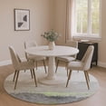 thumbnail image 1 of Addison Rugs Mayfield Premium Machine Washable Transitional Modern Aloe Round Rug, 8' x 8', 1 of 6