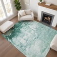 thumbnail image 1 of Addison Rugs Mayfield Premium Machine Washable Transitional Modern Aqua Rectangle Rug, 9' x 12', 1 of 7