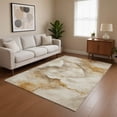 thumbnail image 1 of Addison Rugs Mayfield Premium Machine Washable Transitional Modern Beige Rectangle Rug, 5' x 7'6", 1 of 7