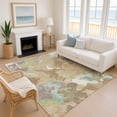 thumbnail image 1 of Addison Rugs Mayfield Premium Machine Washable Transitional Modern Beige Rectangle Rug, 8' x 10', 1 of 6