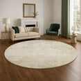 thumbnail image 1 of Addison Rugs Mayfield Premium Machine Washable Transitional Modern Beige Round Rug, 8' x 8', 1 of 6