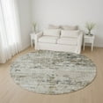 thumbnail image 1 of Addison Rugs Mayfield Premium Machine Washable Transitional Modern Beige Round Rug, 8' x 8', 1 of 6