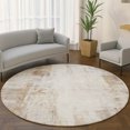 thumbnail image 1 of Addison Rugs Mayfield Premium Machine Washable Transitional Modern Beige Round Rug, 8' x 8', 1 of 6