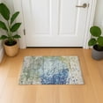 thumbnail image 1 of Addison Rugs Mayfield Premium Machine Washable Transitional Modern Blue Rectangle Rug, 1'8" x 2'6", 1 of 6
