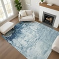 thumbnail image 1 of Addison Rugs Mayfield Premium Machine Washable Transitional Modern Blue Rectangle Rug, 2'6" x 3'10", 1 of 7