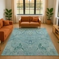thumbnail image 1 of Addison Rugs Mayfield Premium Machine Washable Transitional Modern Blue Rectangle Rug, 2'6" x 3'10", 1 of 7