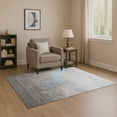 thumbnail image 1 of Addison Rugs Mayfield Premium Machine Washable Transitional Modern Blue Rectangle Rug, 8' x 10', 1 of 7