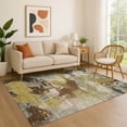 thumbnail image 1 of Addison Rugs Mayfield Premium Machine Washable Transitional Modern Brown Rectangle Rug, 2'6" x 3'10", 1 of 7