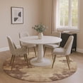 thumbnail image 1 of Addison Rugs Mayfield Premium Machine Washable Transitional Modern Brown Round Rug, 8' x 8', 1 of 6