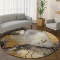 thumbnail image 1 of Addison Rugs Mayfield Premium Machine Washable Transitional Modern Chocolate Round Rug, 8' x 8', 1 of 6