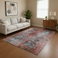 thumbnail image 1 of Addison Rugs Mayfield Premium Machine Washable Transitional Modern Coral Rectangle Rug, 2'6" x 3'10", 1 of 7