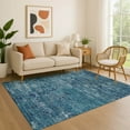 thumbnail image 1 of Addison Rugs Mayfield Premium Machine Washable Transitional Modern Denim Rectangle Rug, 9' x 12', 1 of 7