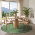 thumbnail image 1 of Addison Rugs Mayfield Premium Machine Washable Transitional Modern Fern Round Rug, 8' x 8', 1 of 6