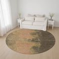 thumbnail image 1 of Addison Rugs Mayfield Premium Machine Washable Transitional Modern Fudge Round Rug, 8' x 8', 1 of 6