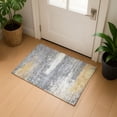 thumbnail image 1 of Addison Rugs Mayfield Premium Machine Washable Transitional Modern Gold Rectangle Rug, 1'8" x 2'6", 1 of 6