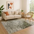 thumbnail image 1 of Addison Rugs Mayfield Premium Machine Washable Transitional Modern Graphite Rectangle Rug, 5' x 7'6", 1 of 7