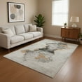 thumbnail image 1 of Addison Rugs Mayfield Premium Machine Washable Transitional Modern Gray Rectangle Rug, 5' x 7'6", 1 of 7