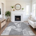 thumbnail image 1 of Addison Rugs Mayfield Premium Machine Washable Transitional Modern Gray Rectangle Rug, 5' x 7'6", 1 of 7