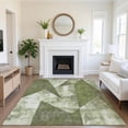 thumbnail image 1 of Addison Rugs Mayfield Premium Machine Washable Transitional Modern Green Rectangle Rug, 9' x 12', 1 of 7
