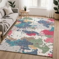 thumbnail image 1 of Addison Rugs Mayfield Premium Machine Washable Transitional Modern Ivory Rectangle Rug, 8' x 10', 1 of 6