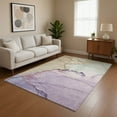 thumbnail image 1 of Addison Rugs Mayfield Premium Machine Washable Transitional Modern Lavender Rectangle Rug, 3' x 5', 1 of 7