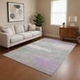 thumbnail image 1 of Addison Rugs Mayfield Premium Machine Washable Transitional Modern Lavender Rectangle Rug, 5' x 7'6", 1 of 7