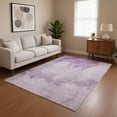 thumbnail image 1 of Addison Rugs Mayfield Premium Machine Washable Transitional Modern Lavender Rectangle Rug, 8' x 10', 1 of 7