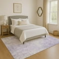 thumbnail image 1 of Addison Rugs Mayfield Premium Machine Washable Transitional Modern Lavender Rectangle Rug, 9' x 12', 1 of 7