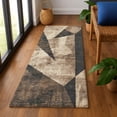 thumbnail image 1 of Addison Rugs Mayfield Premium Machine Washable Transitional Modern Mocha Runner Rug, 2'3" x 7'6", 1 of 6