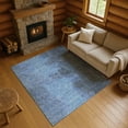 thumbnail image 1 of Addison Rugs Mayfield Premium Machine Washable Transitional Modern Navy Rectangle Rug, 5' x 7'6", 1 of 7